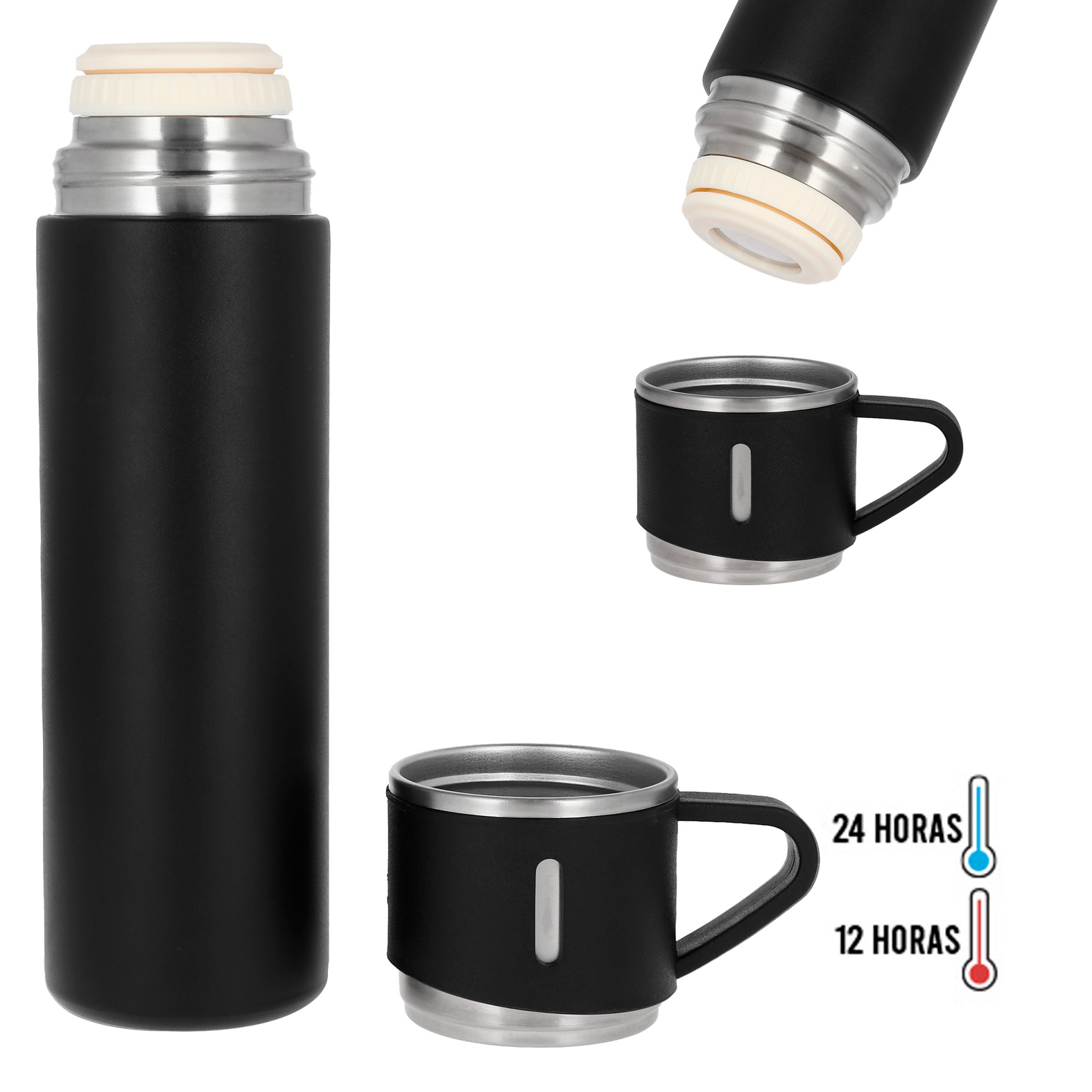 TERMO INOXIDABLE 500ML MACORVY