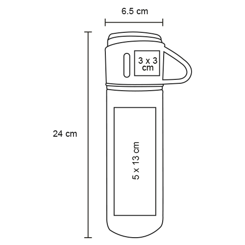 TERMO INOXIDABLE 500ML MACORVY