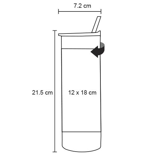TERMO PLÁSTICO 610ML MACQUVL