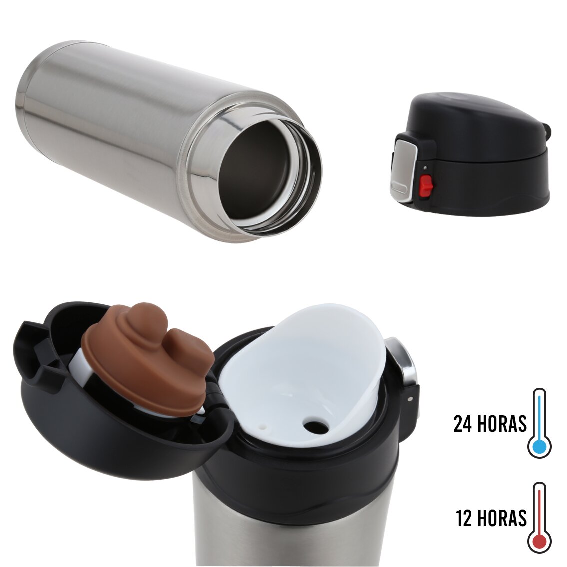 TERMO INOXIDABLE 500ML MACRAVO