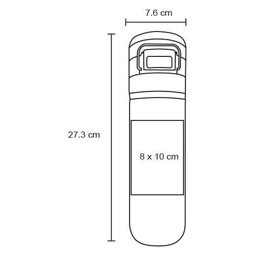 TERMO INOXIDABLE 800ML MACRULP