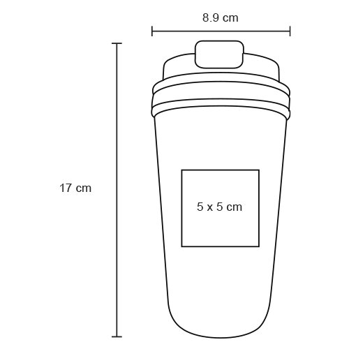 TERMO PLASTICO 520ML MACRUSE