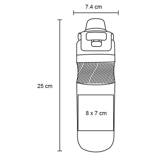 TERMO INOXIDABLE 620ML MACSAND