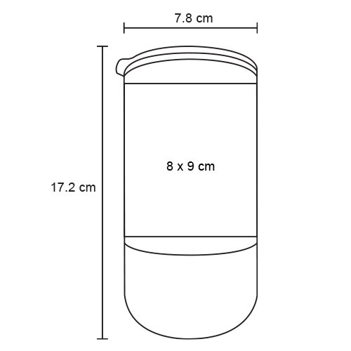 TERMO PLASTICO 480ML MACSTUL