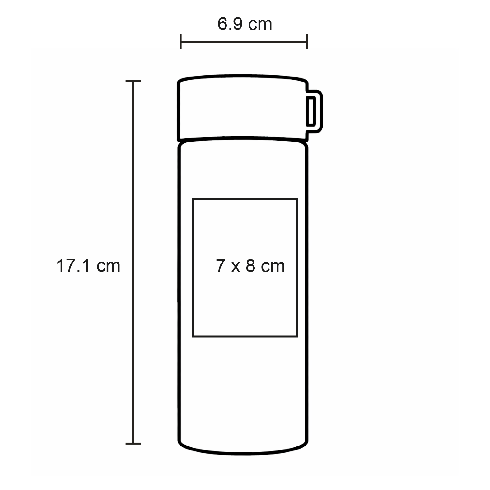 CILINDRO PLASTICO MACTODA 500ML