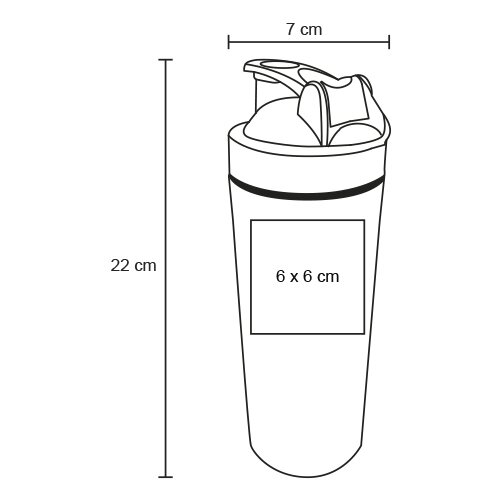 SHAKER ACERO INOXIDABLE 750ML MACTOHA