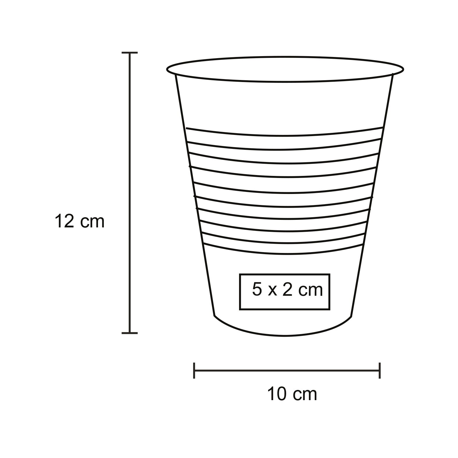 VASO PLASTICO MACTOLO 500ML