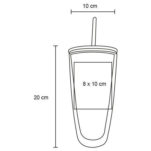 VASO PLASTICO MACTONA 750ML