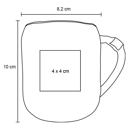 TAZA CERMICA MACTOSO 400ML