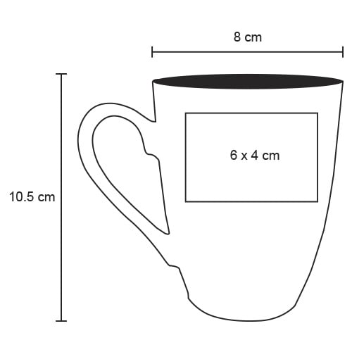 TAZA CERÁMICA 400ML MACTOTO
