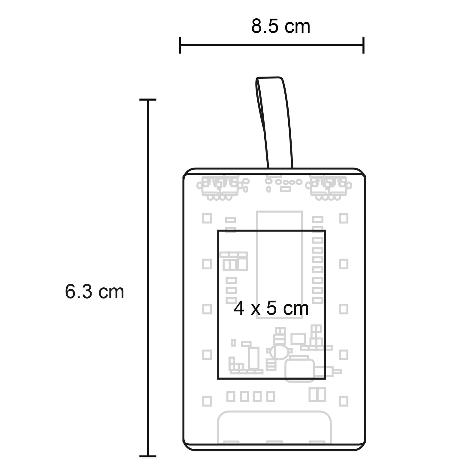 POWER BANK ABS LED 6000MAH PAEYLT