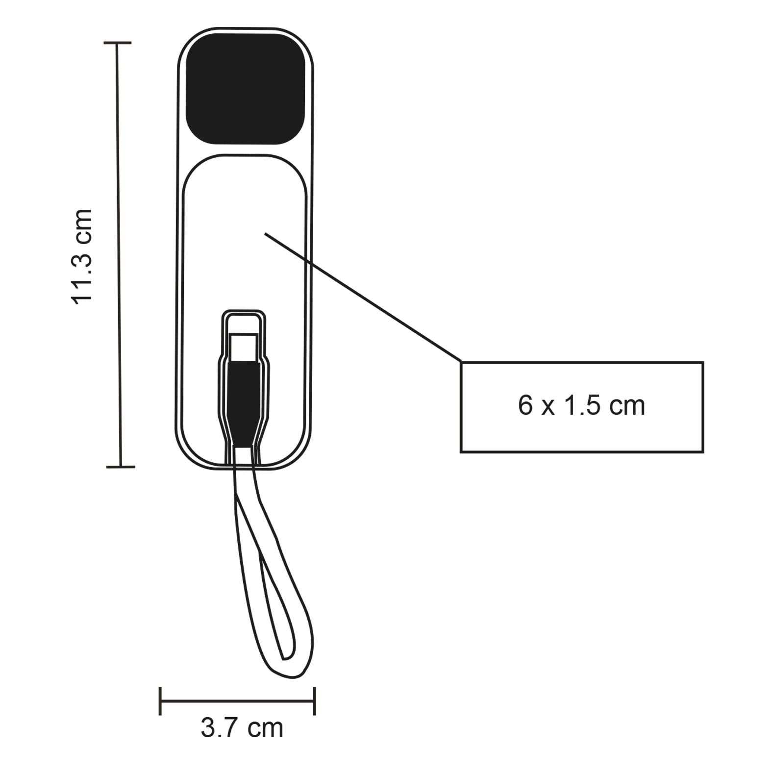 POWER BANK ABS 5000MAH PAEYRE