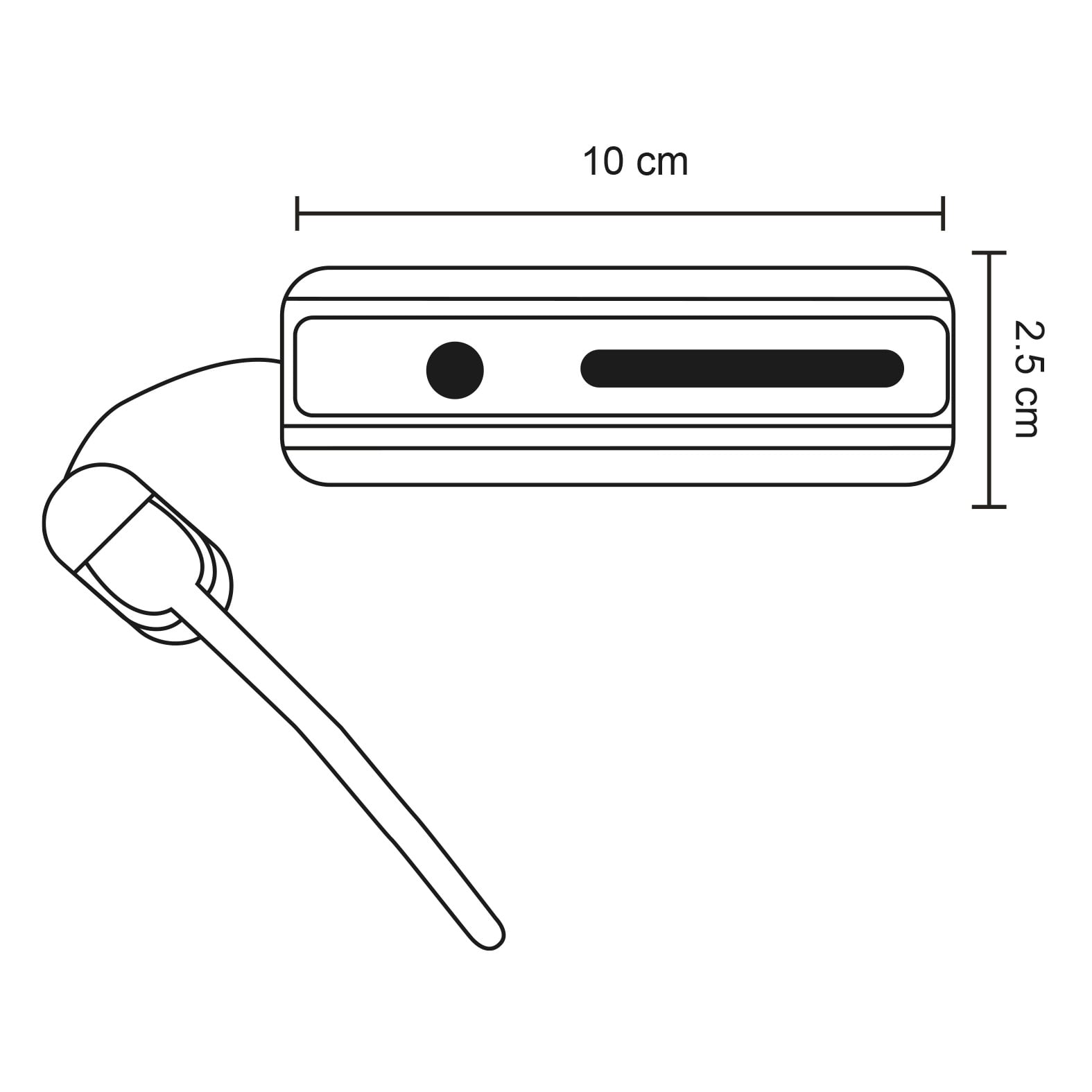 POWER BANK PLÁSTICO 5000MAH RABIANT