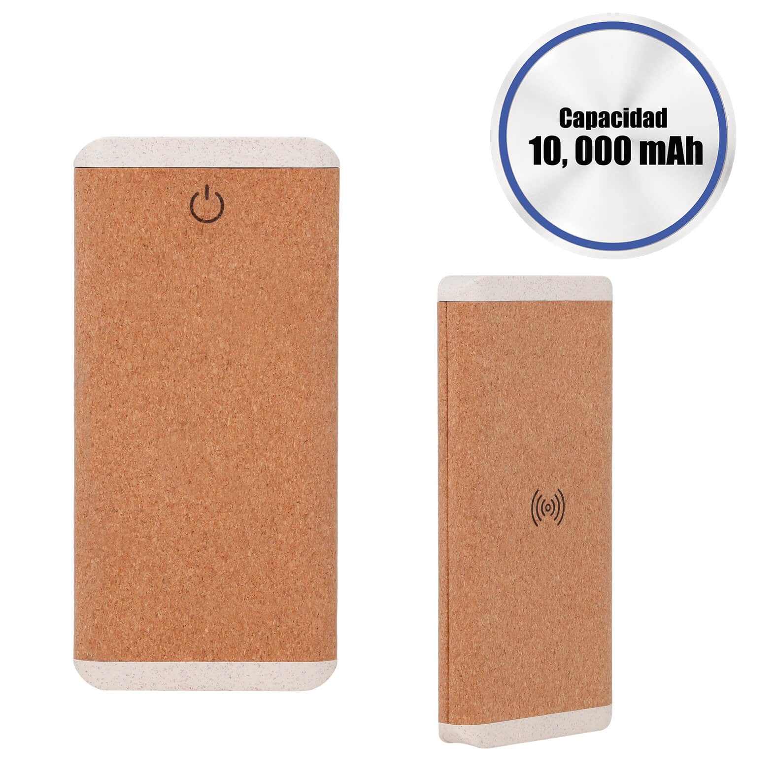 POWER BANK CORCHO 10000MAH RABYLT