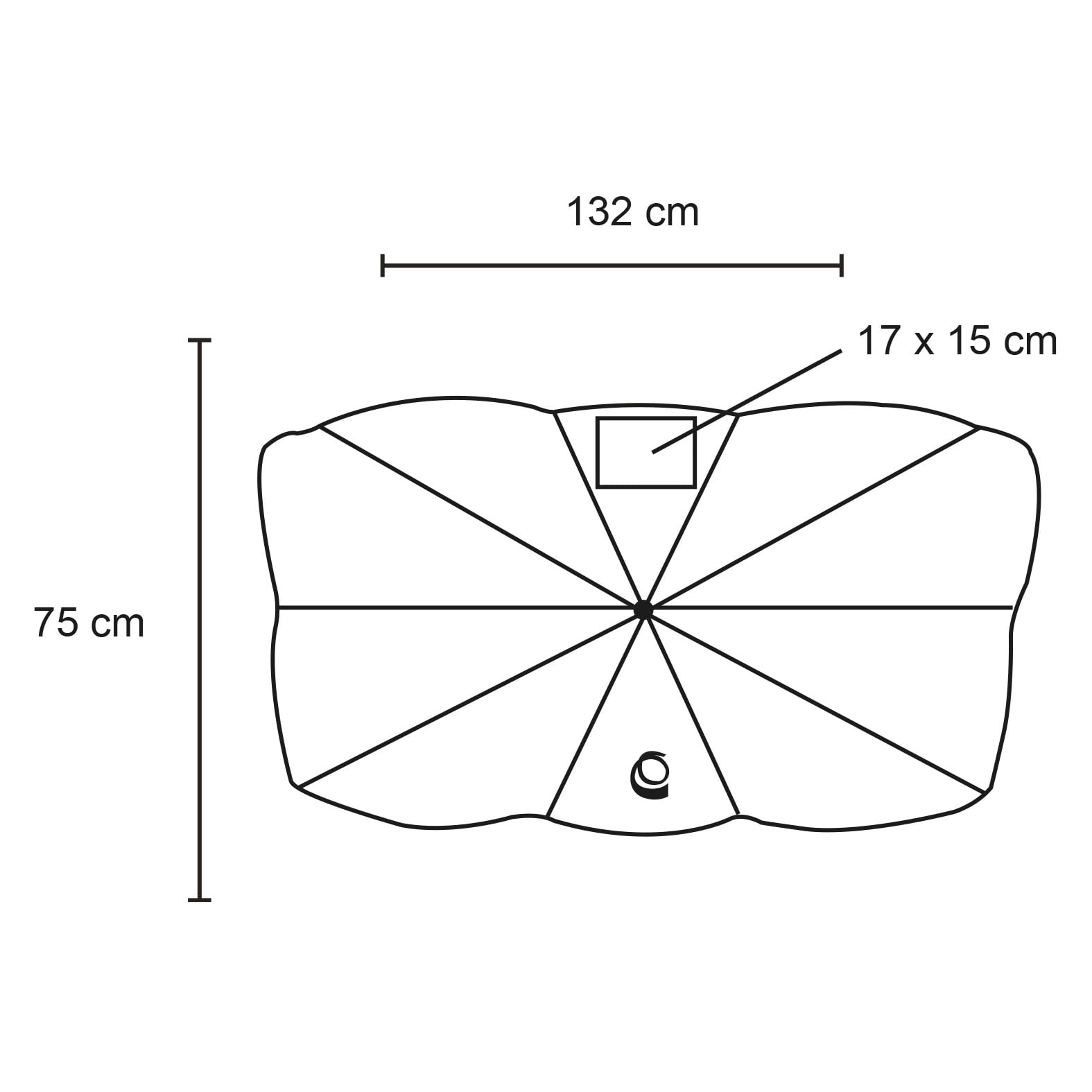 PARASOL TELA SACNOST