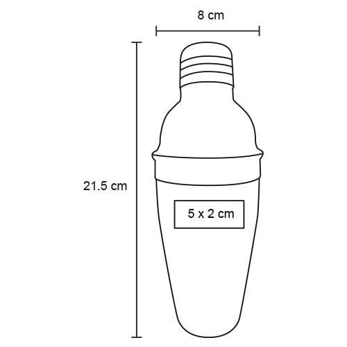 SHAKER ACERO INOX TACEELO
