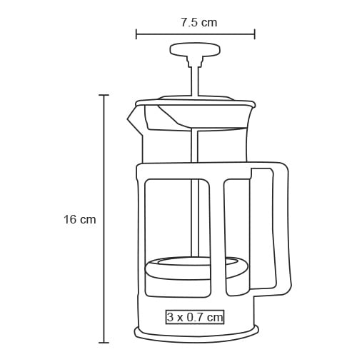 CAFETERA VIDRIO TACLYRE