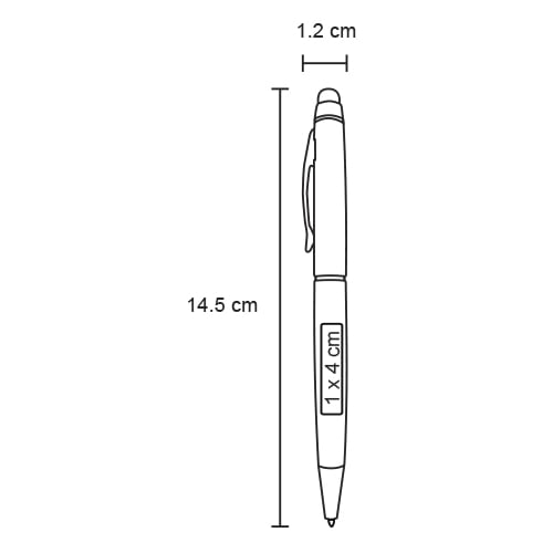 BOLIGRAFO METAL TACTOELD