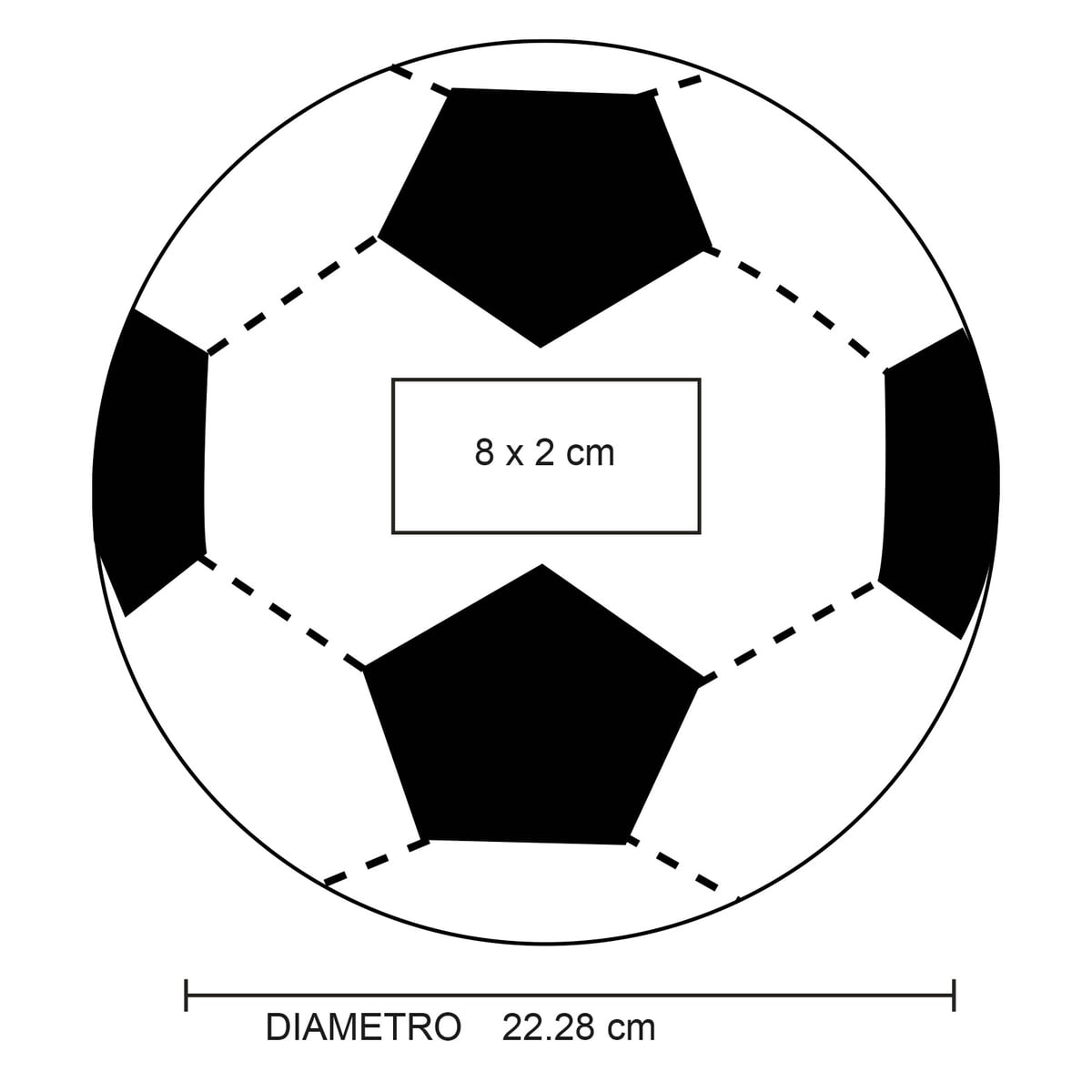 BALÓN PVC TALLA 5 DACMOYD