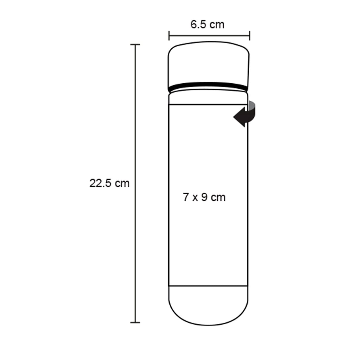 TERMO ACERO 500ML INOXIDABLE DACRIVS