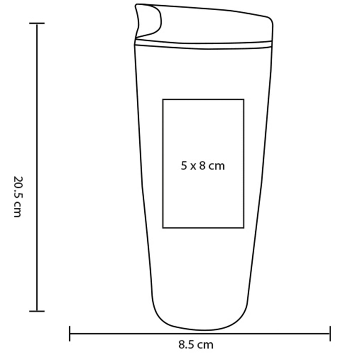 TERMO ACERO 580ML INOXIDABLE DACTVAL