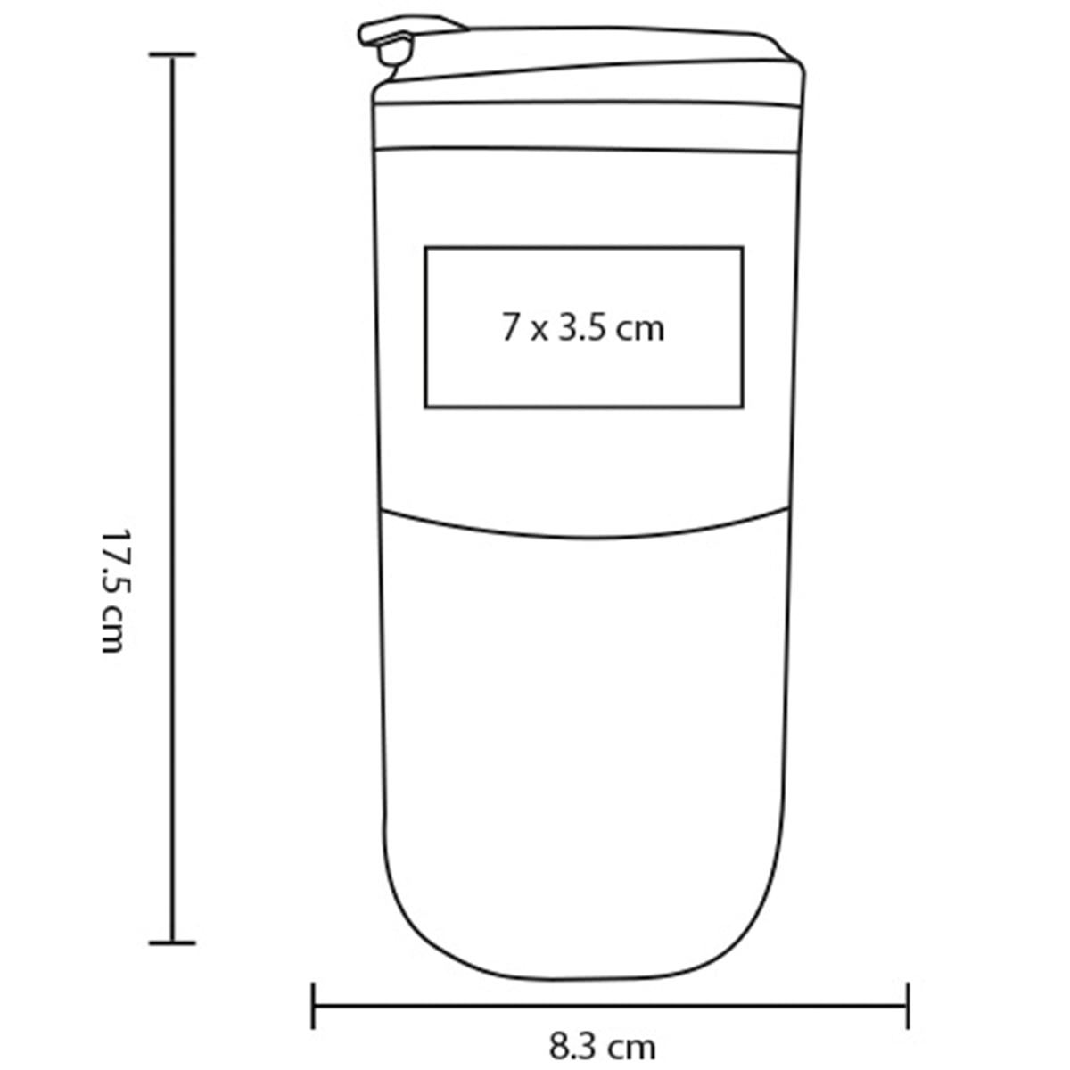 TERMO ACERO 550ML INOXIDABLE DACTVRA