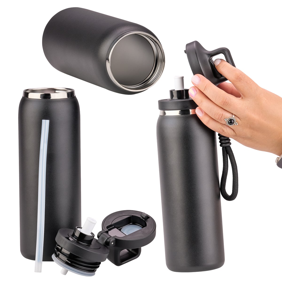 TERMO ACERO 600ML INOXIDABLE DACTYLA