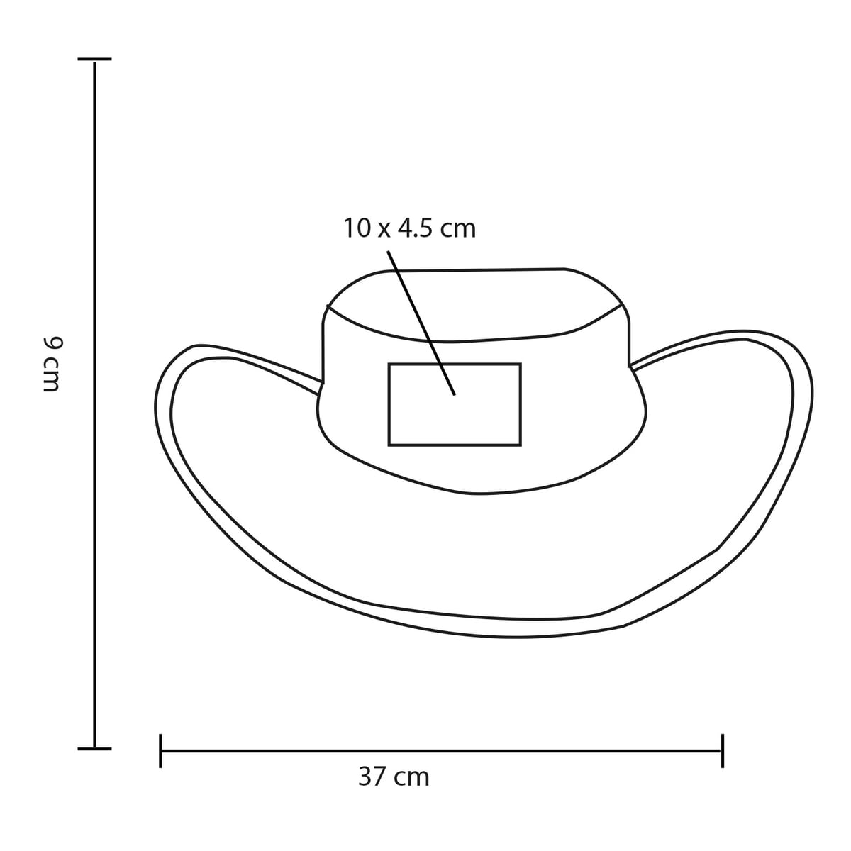 SOMBRERO POLIÉSTER PLEGABLE DADINX