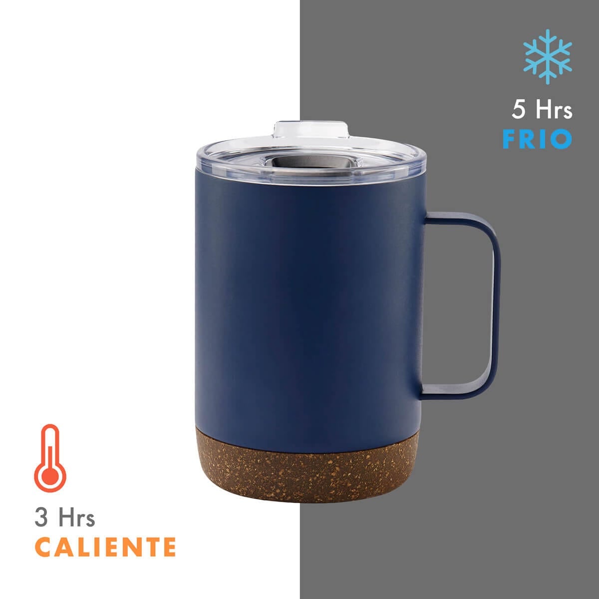 TAZA ACERO INOXIDABLE / CORCHO / PLASTICO TAEIOV