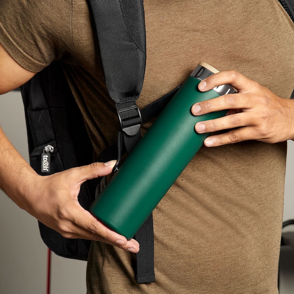 TERMO ACERO INOXIDABLE / BAMBU / SILICN VABUSE