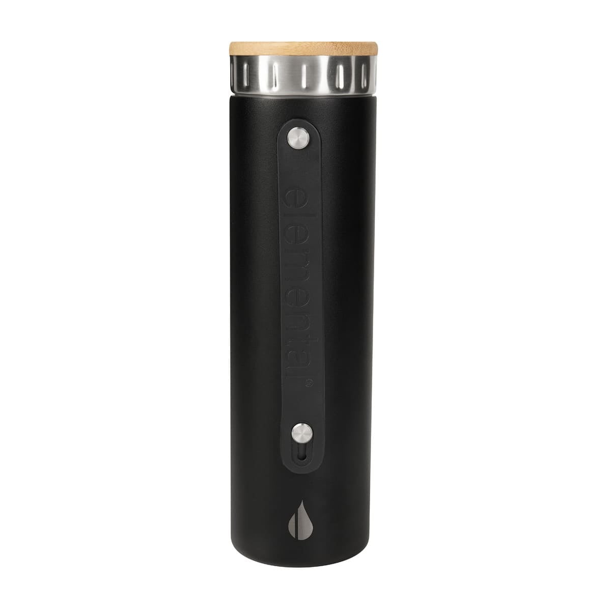 TERMO ACERO INOXIDABLE / BAMBU / SILICN VABUSE
