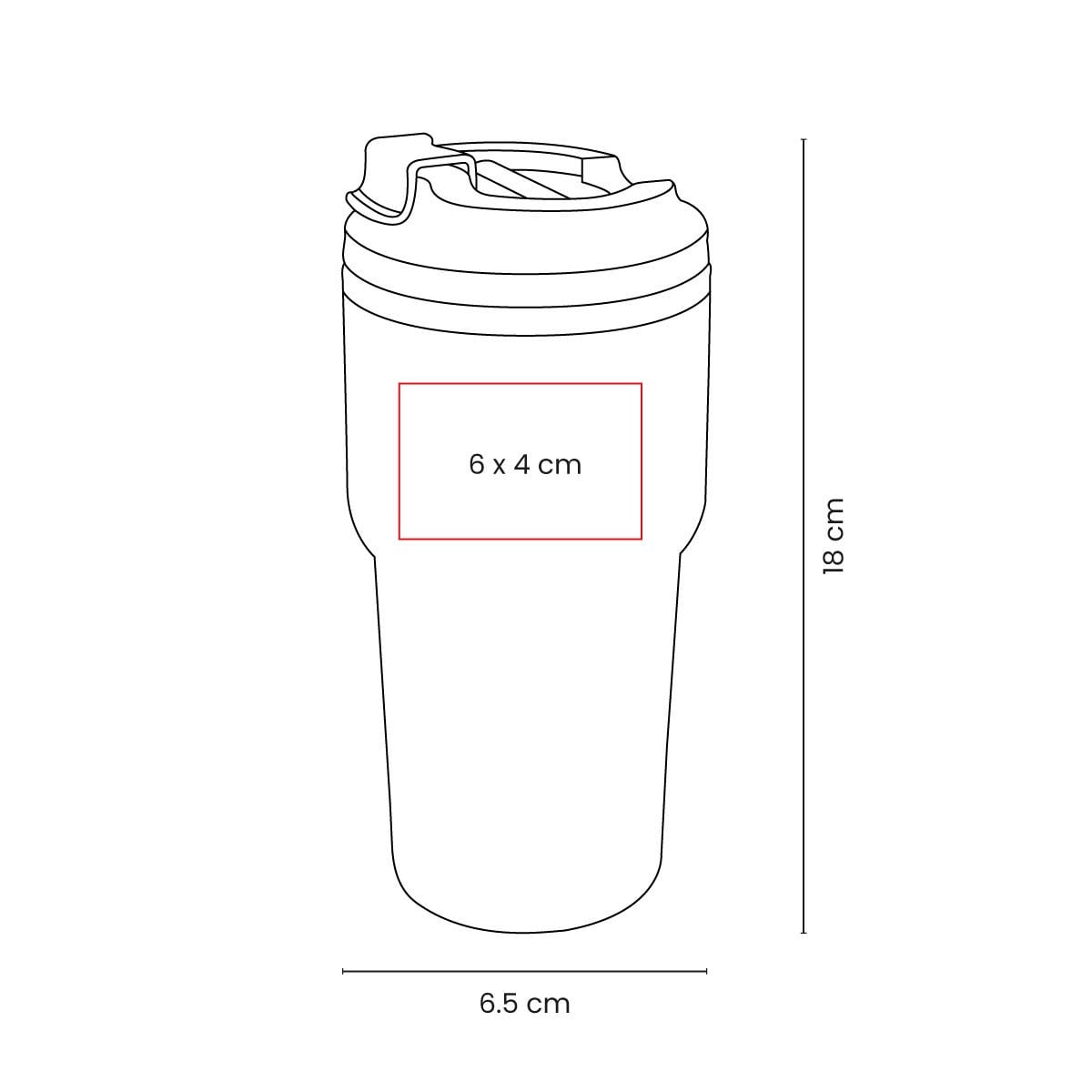 TERMO ACERO INOXIDABLE / PLASTICO VABYDE