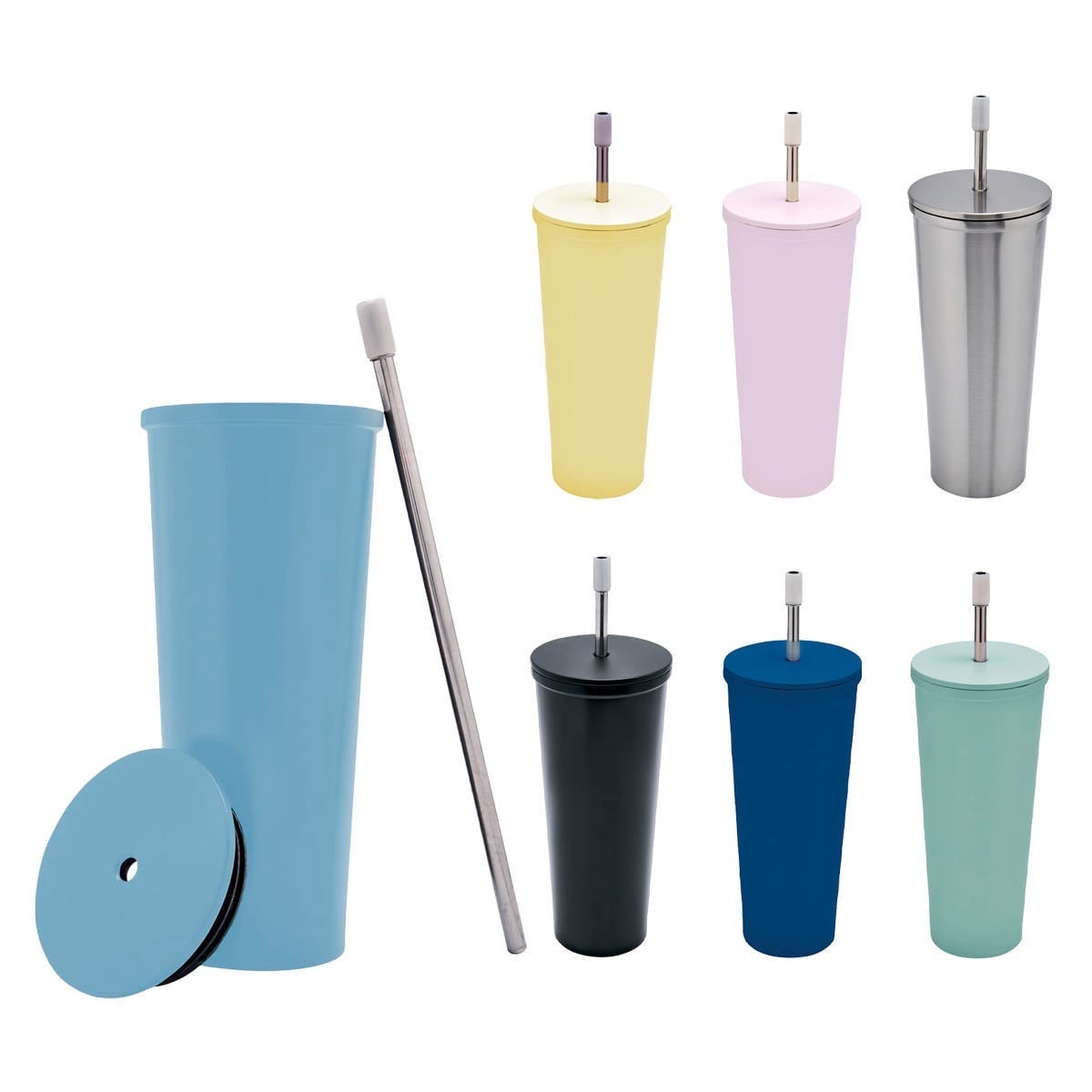 TERMO ACERO INOXIDABLE / PLASTICO / SILICN VACEALV