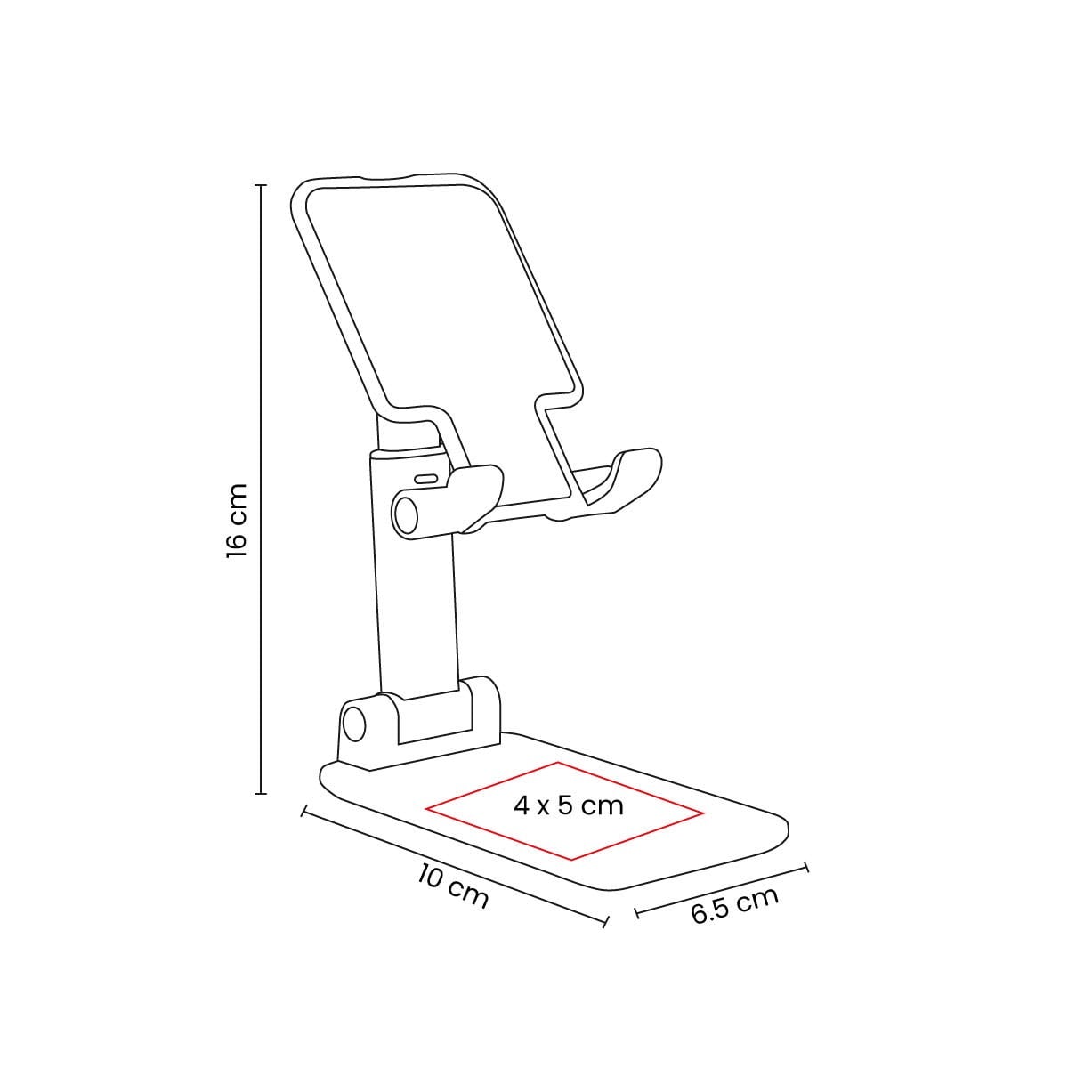 SOPORTE PLASTICO VADOLT
