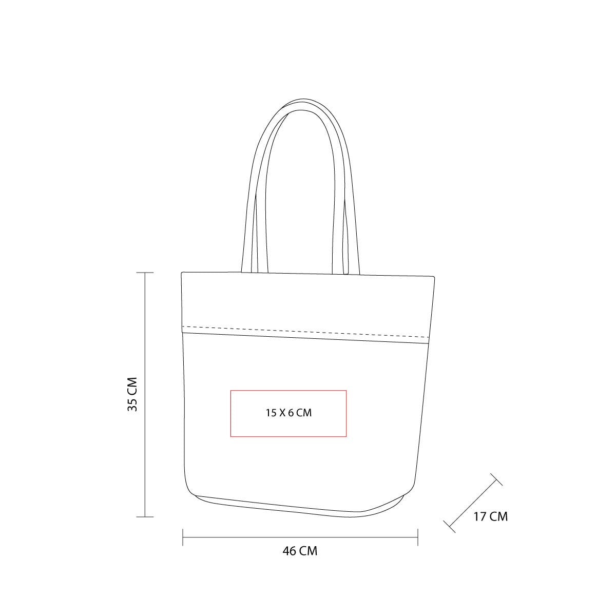BOLSA YUTE / ALGODN ZACLOVAS