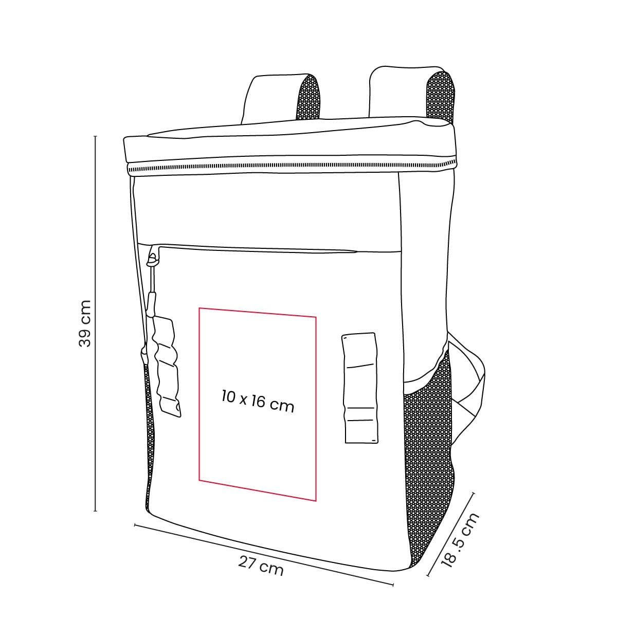 MOCHILA POLIURETANO 19L ZACNYRE