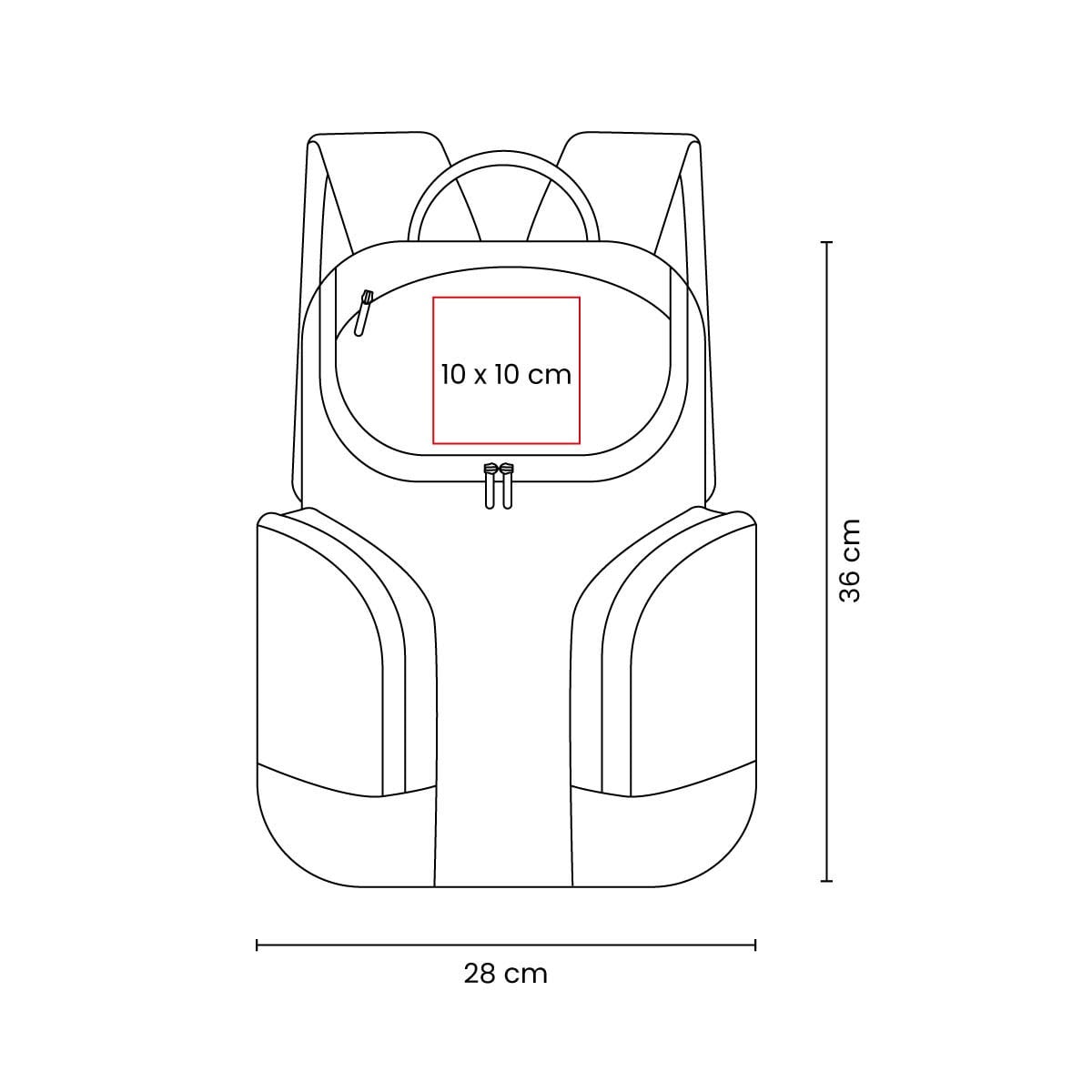 MOCHILA POLIÉSTER IMPERMEABLE 7L ZACOYLT