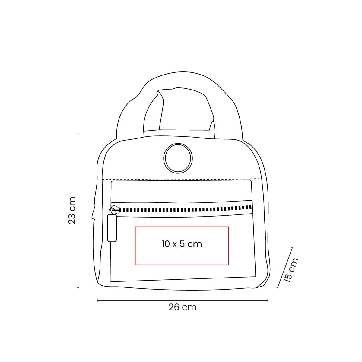 LONCHERA POLIÉSTER 8.5L ZACQUST
