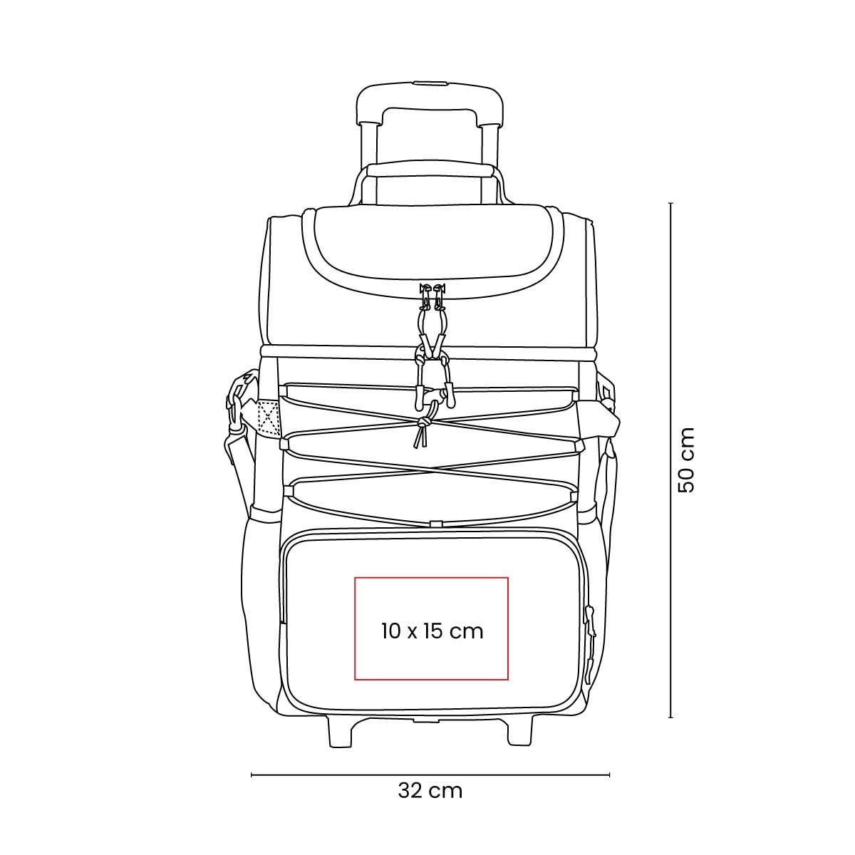 HIELERA POLIÉSTER IMPERMEABLE 43L ZACRIVS