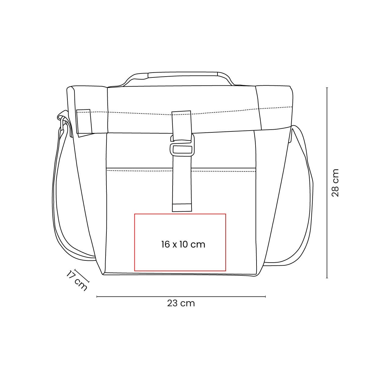HIELERA POLIÉSTER CASUAL 10L ZACROLD