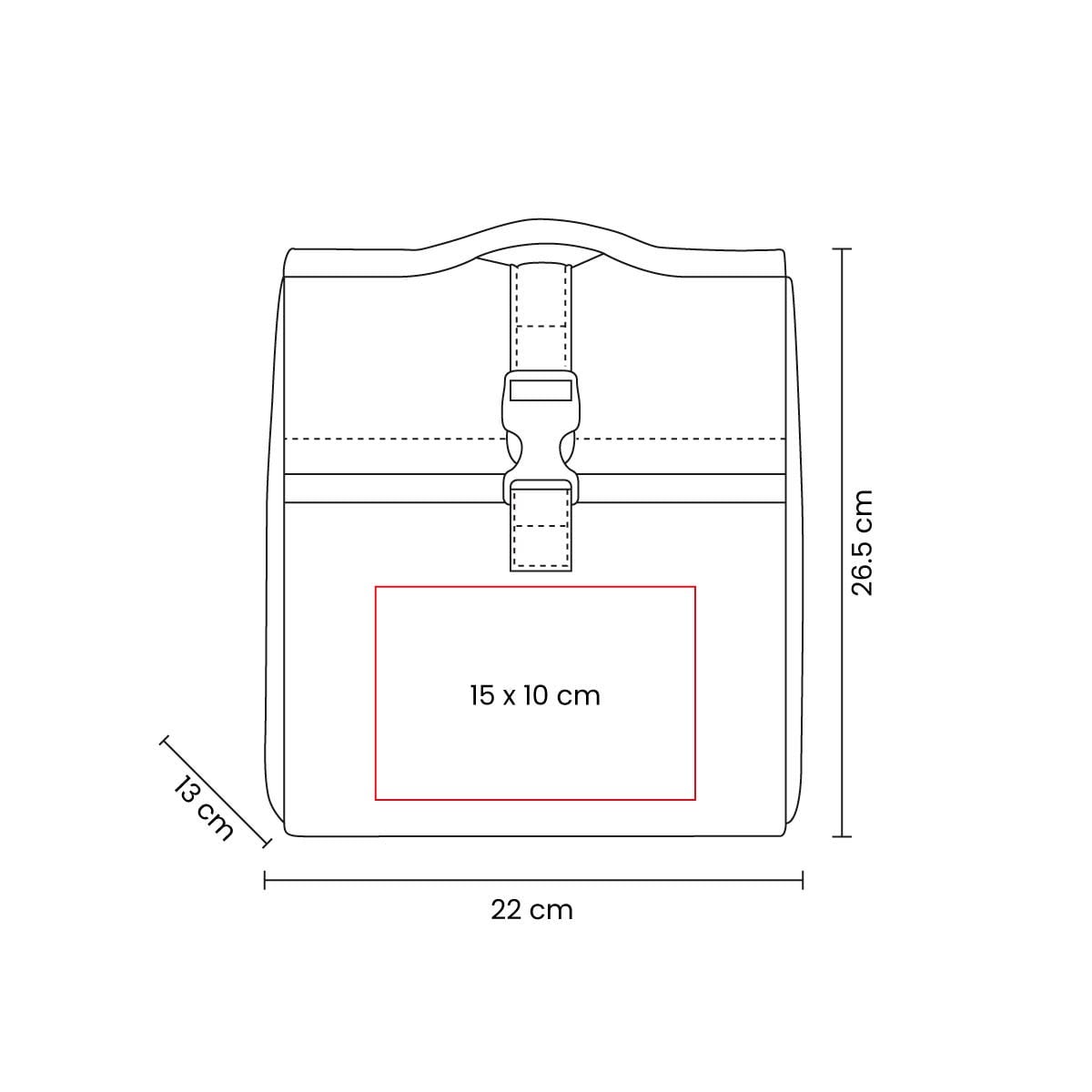 LONCHERA POLIÉSTER / ALUMINIO PLASTIFICADO ZACSANT