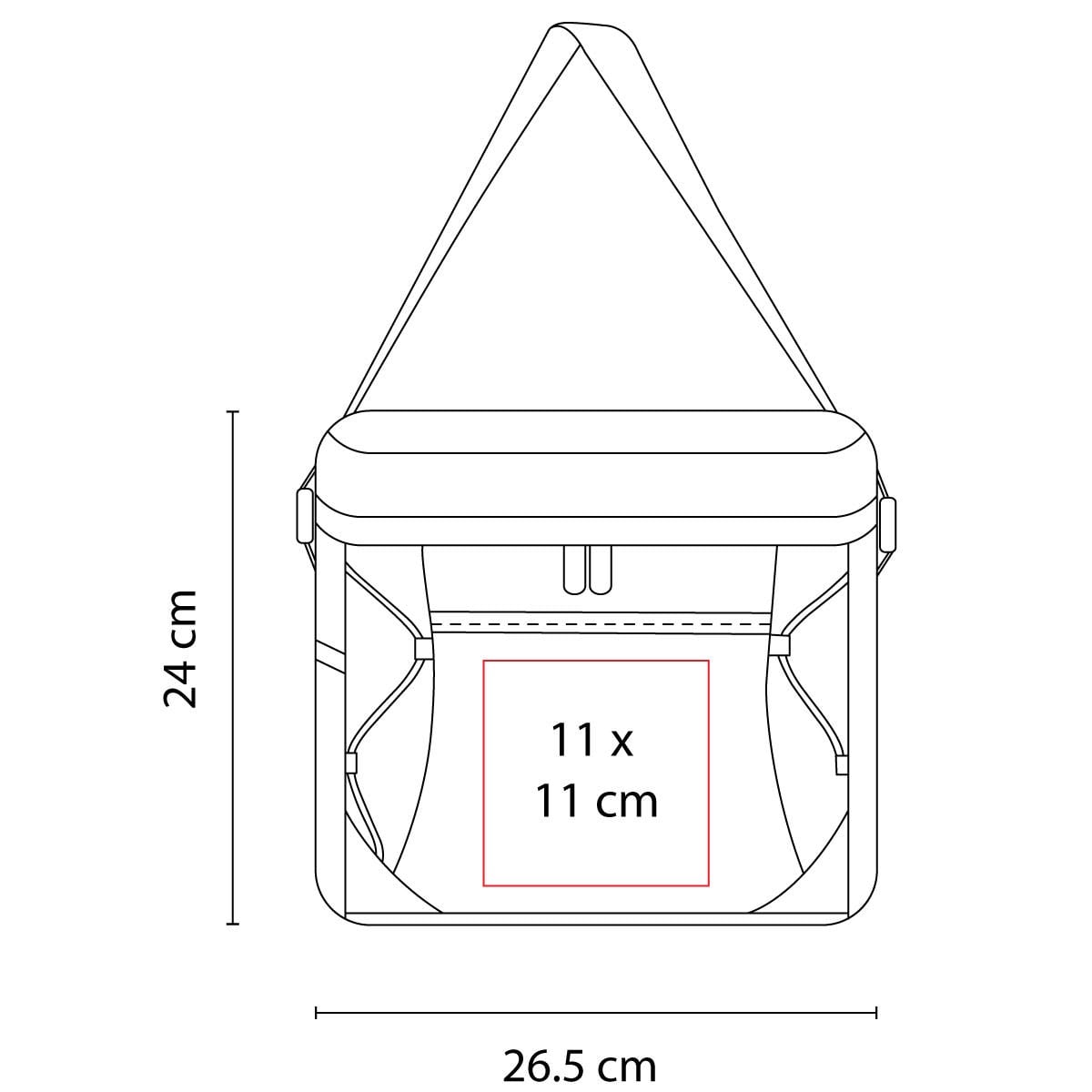 HIELERA POLIÉSTER IMPERMEABLE 12L ZACSIUM