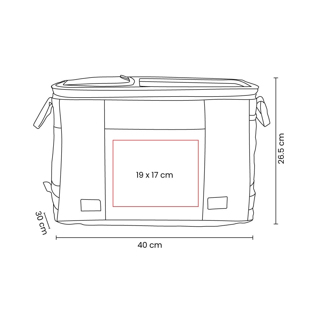 HIELERA POLIÉSTER PLEGABLE 45L ZACSONT