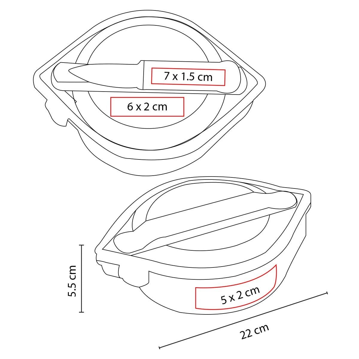 LONCHERA PLASTICO / FIBRA DE AGAVE ZACTARK
