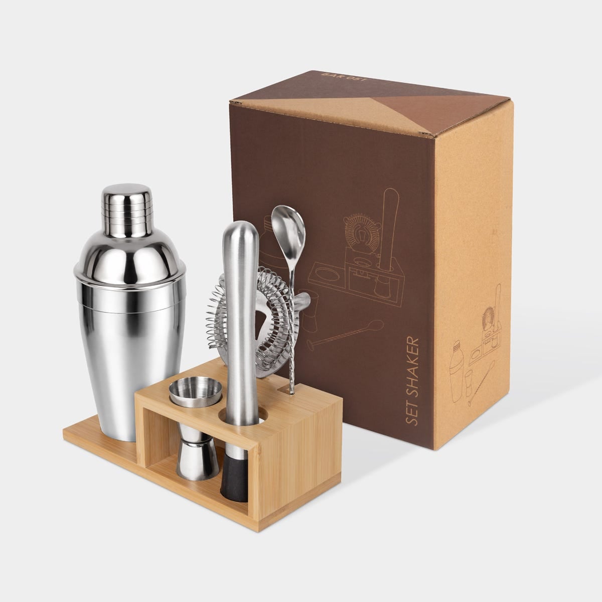 SET ACERO INOXIDABLE ZAENIX