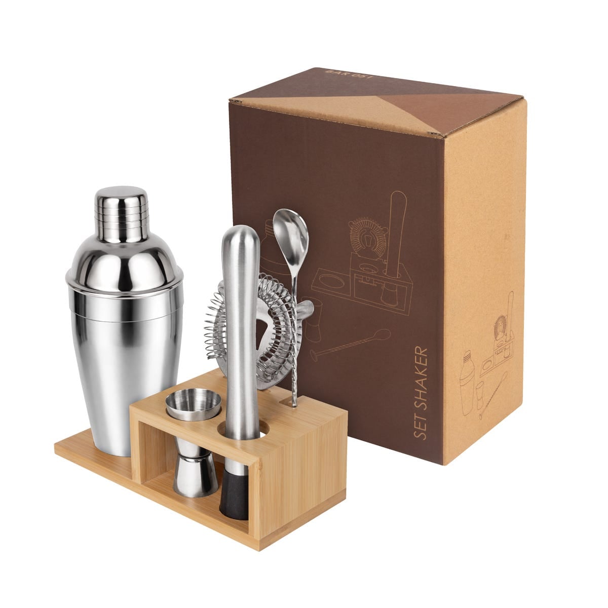 SET ACERO INOXIDABLE ZAENIX