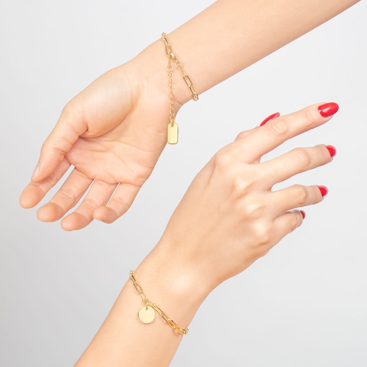 PULSERA CHAPA DE ORO ZAEYNT