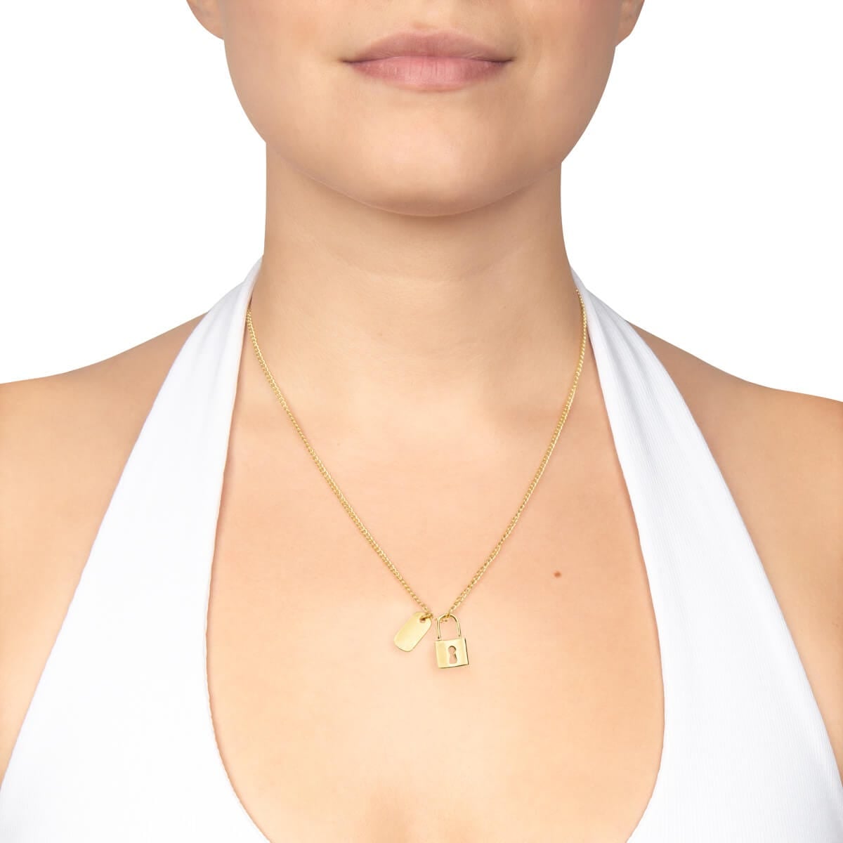 COLLAR CHAPA DE ORO ZAEYRE