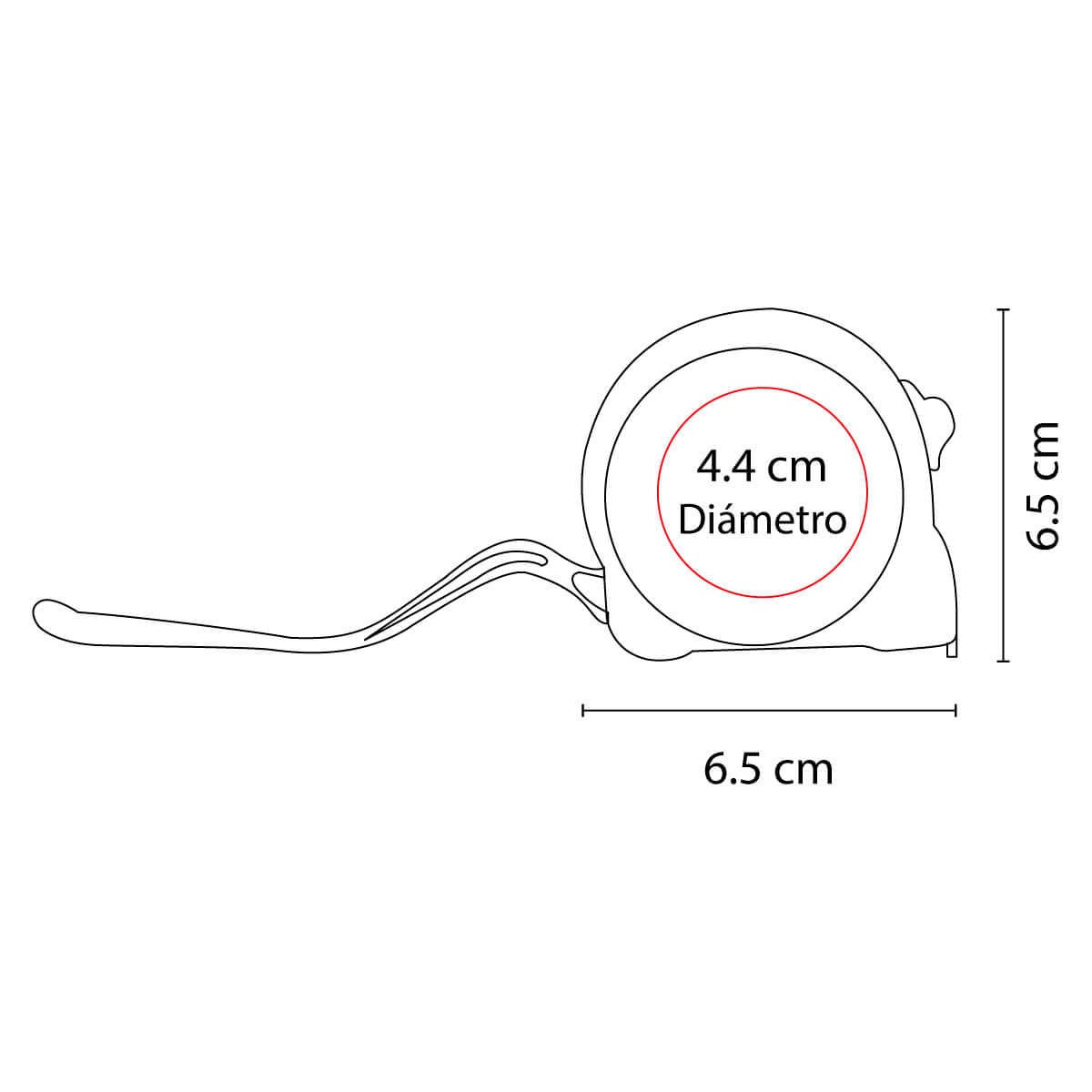 FLEXMETRO PLASTICO AACSION