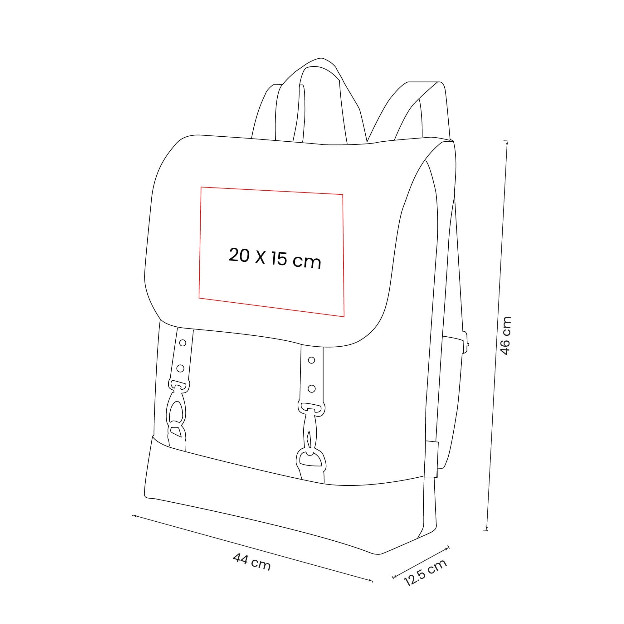 MOCHILA ALGODÓN RECICLADO AADUEL